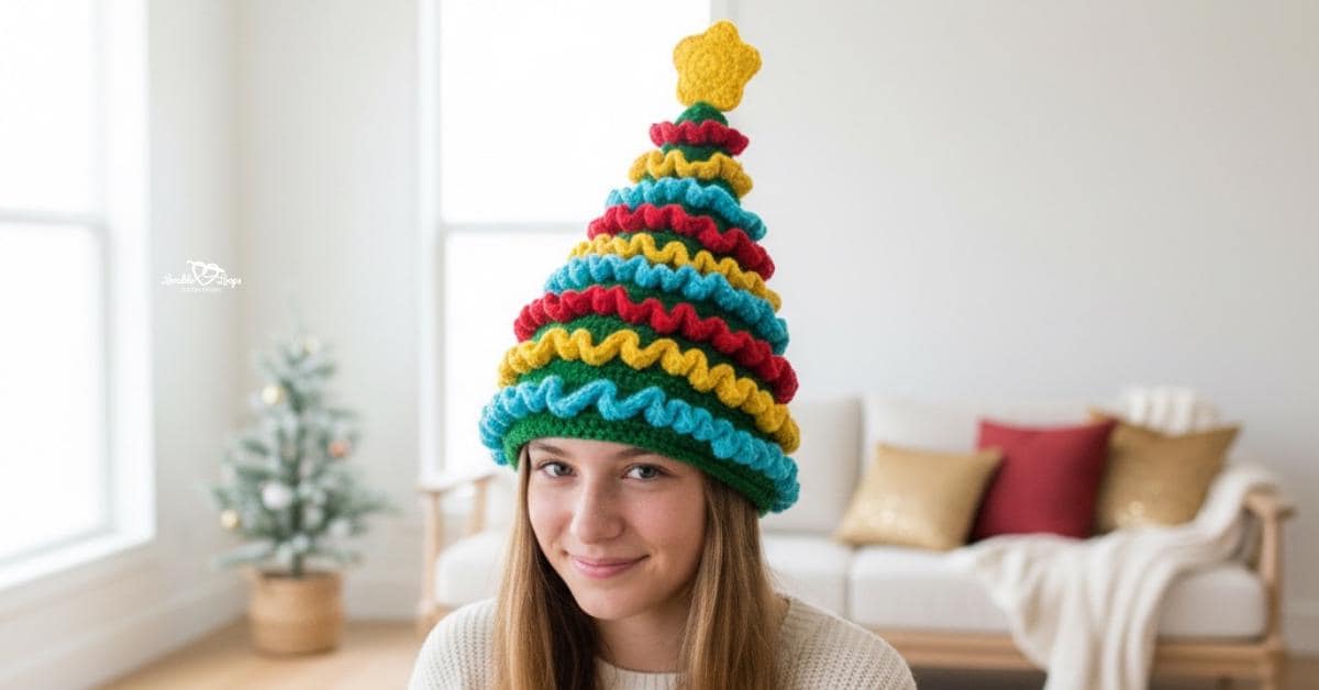 30 Christmas Tree Hat Crochet Patterns for Festive Holiday Makes 10 Adult Christmas Tree Hat Crochet Pattern