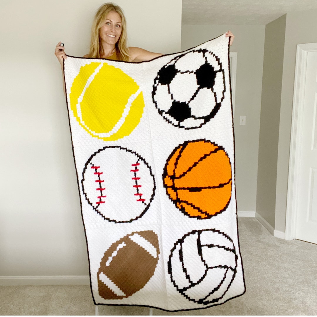 Sports Blanket Crochet Pattern Crochet Sports Blanket Pattern Crochet
