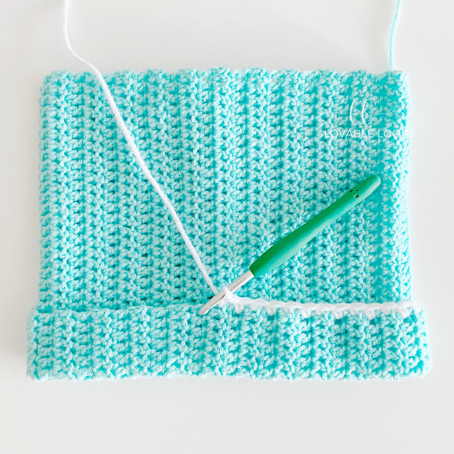 3 Sizes Easy Peasy Beanie Crochet Pattern Worked Flat Etsy