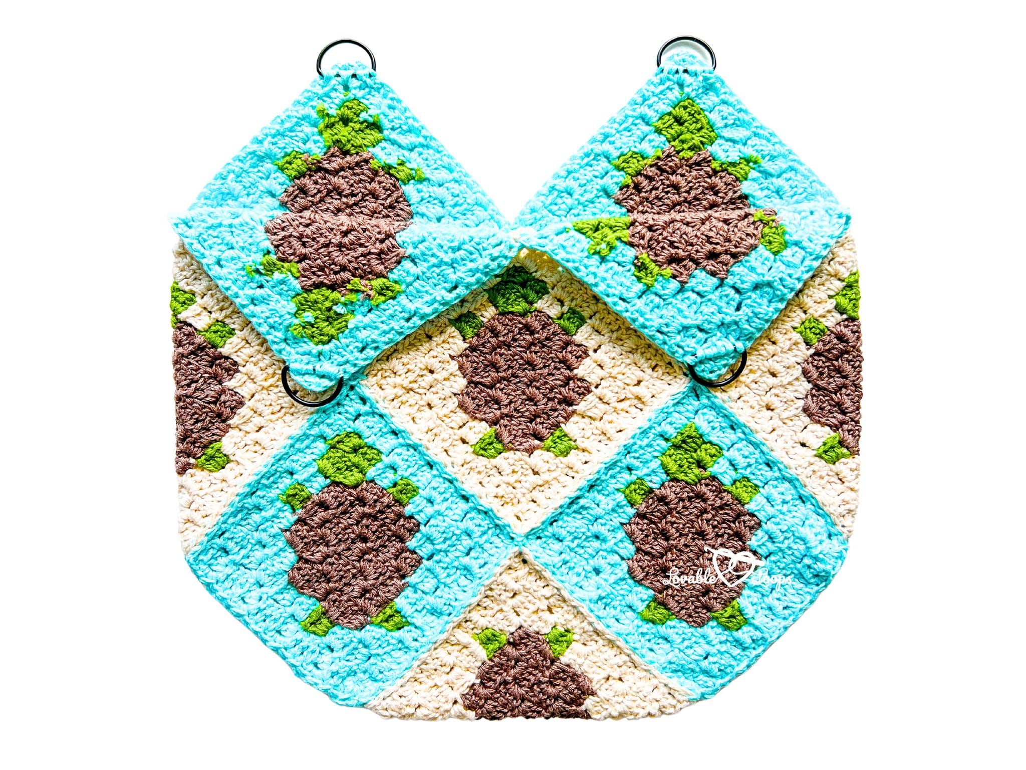 Turtle Crochet Tote Bag Pattern • C2C Design (PDF Pattern) - Etsy