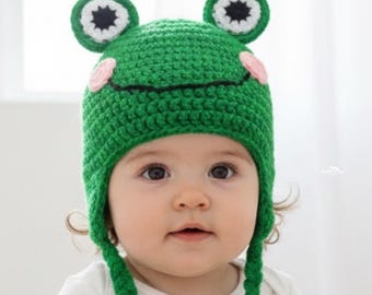 CROCHET PATTERN Lotus the Frog Hat - Etsy Canada