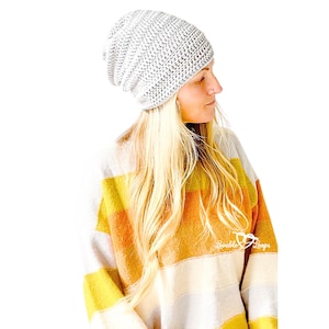Slouchy Beanie Crochet Pattern, Crochet Slouchy Hat Pattern, Crochet Slouch Hat Pattern, Slouchy Crochet Beanie Pattern, Crochet Hat Pattern