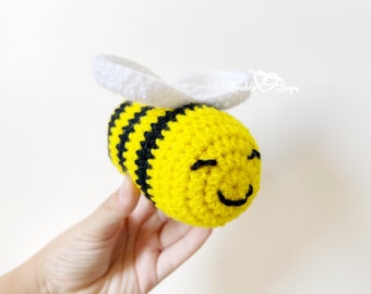 Crochet Bee Pattern - Bee Crochet Pattern - Crochet Bumble Bee Pattern - How to Crochet a Bee - Bumble Bee Crochet Pattern - Amigurumi Bee