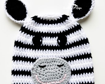 Zebra Crochet Hat Pattern, Crochet Pattern Hat Zebra, Zebra Hat Pattern Crochet, Crochet Beanie Hat Pattern, Crochet Zebra Hat Pattern,