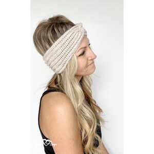 3 Sizes Crochet Headband Pattern - Twisted Headband Crochet Pattern - Twisted Crochet Headband Pattern - Twisted Headband Pattern Crochet