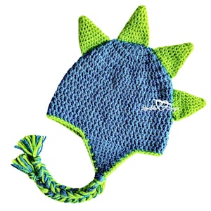 3 Sizes Dinosaur Spike Hat Crochet Pattern ONLY | Crochet Dino Hat Pattern | Toddler, Child & Adult Sizes Dinosaur Beanie Crochet Pattern