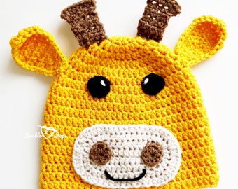 Giraffe Crochet Hat Pattern, Crochet Pattern Hat Giraffe, Giraffe Hat Pattern Crochet, Crochet Beanie Hat Pattern, Crochet Hat Pattern