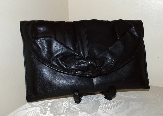 rowallan black leather bag