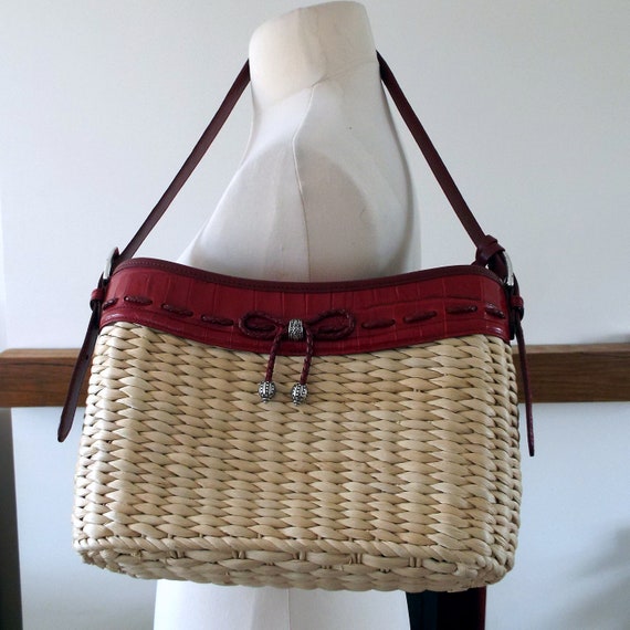 brighton wicker purse