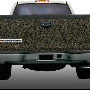 Marshland camouflage tailgate wrap vinyl graphic decal