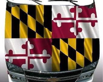 MARYLAND FLAG BARN WOOD VINYL DECAL TRUCK CAR WRAP 48" x 23" MARYLAND FLAG BARN WOOD VINYL DECAL TRUCK CAR WRAP 48" x 23"