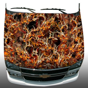 Obliteration blaze buck camouflage hunting hood wrap wraps vehicle sticker vinyl decal graphic