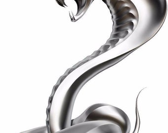 Cobra hood window truck car semi race car go kart golf cart tool box vinyl graphic decal sticker