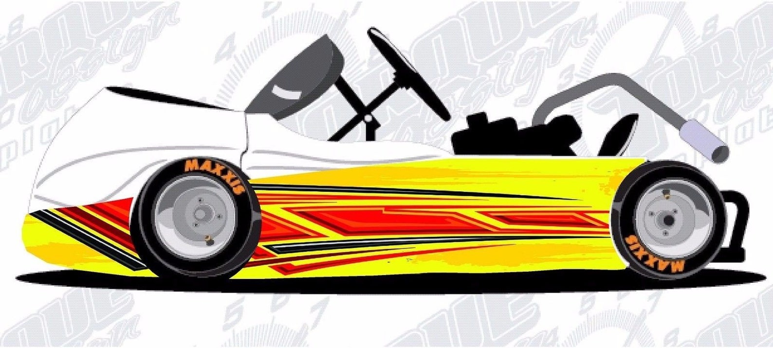 Vitesse go kart course voiture semi remorque golf chariot