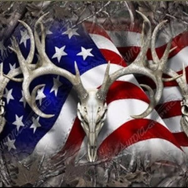 Ghost American Flag Decal Etsy