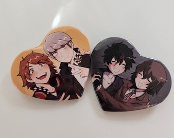 Persona Ship Heart Buttons