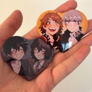 Persona Ship Heart Buttons