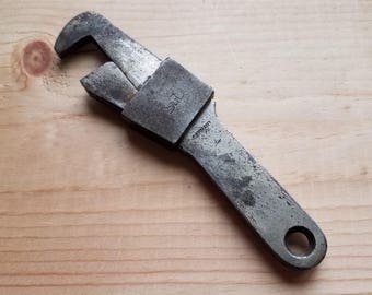 German Adjustable Wrench // Made in Germany // Vintage Tools // Slide Wrench // Industrial Decor // Man Cave // Vintage