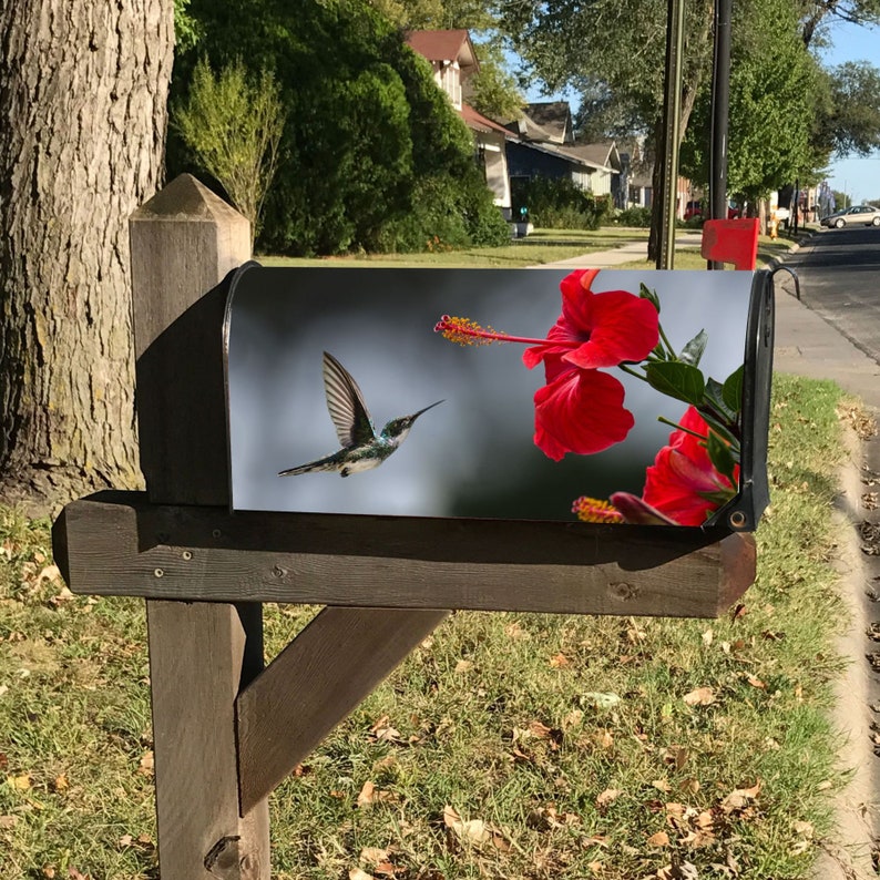 Hummingbird Mailbox Wrap Mailbox Cover Etsy