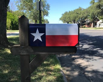 Texas Flag, Mailbox Wrap, Mailbox Cover