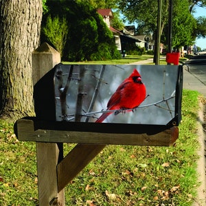 Cardinal Mailbox Wrap, Mailbox Cover