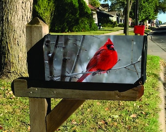 Cardinal Mailbox Wrap, Mailbox Cover