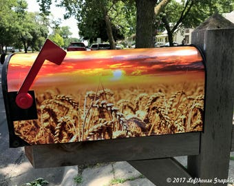Golden Harvest MailBox Wrap.