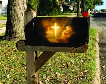 Cross Mailbox Wrap, Mailbox Cover
