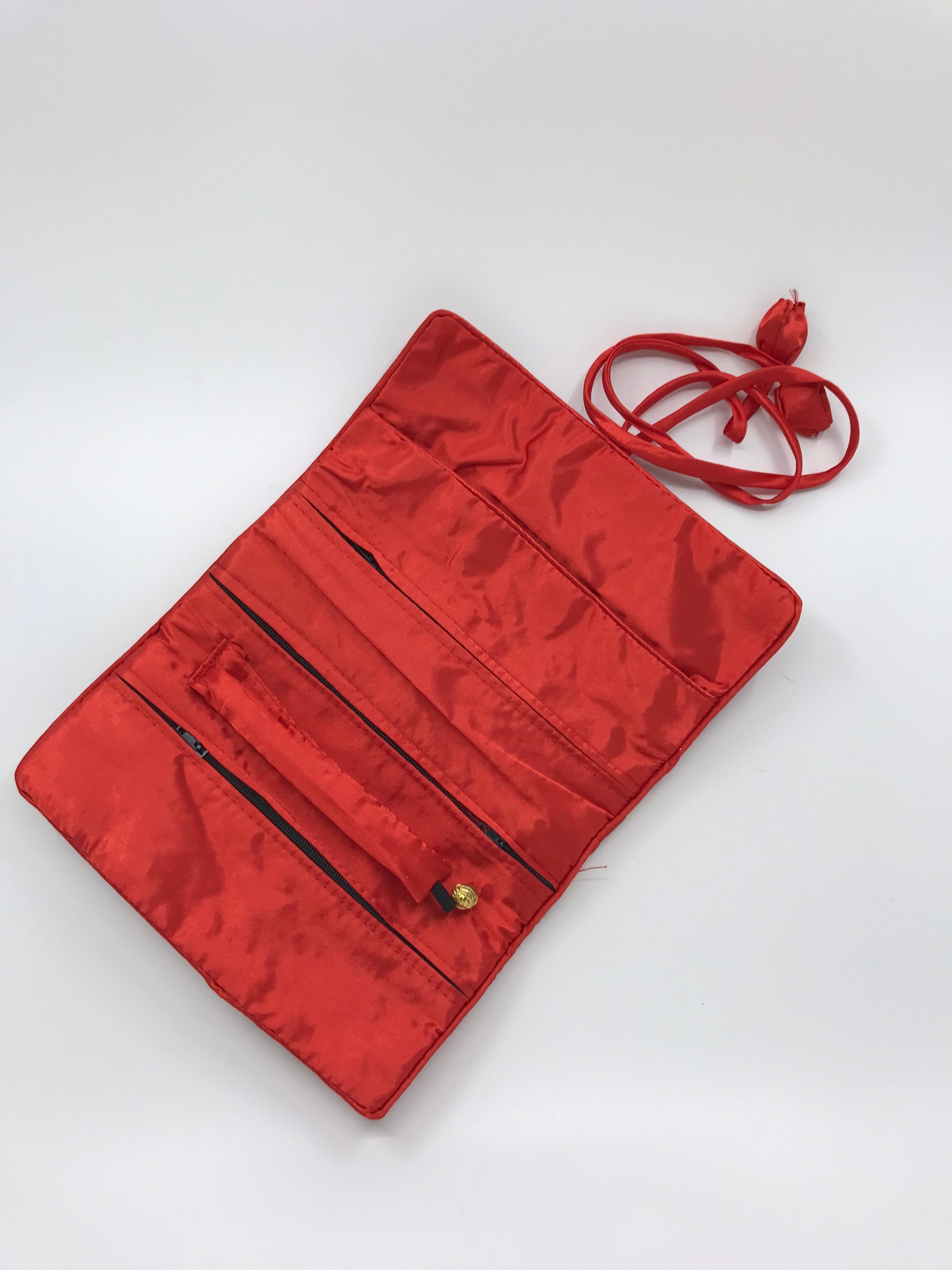 Jewellery Roll Travel Jewellery Storage Jewelry Roll Etsy