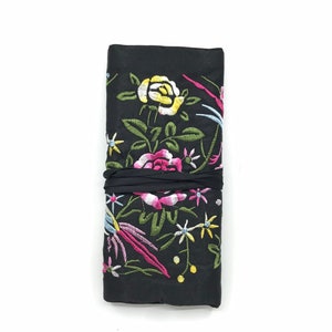 Jewellery roll, travel jewellery storage , jewelry roll, travel jewelry roll, jewelry storage, jewelry container