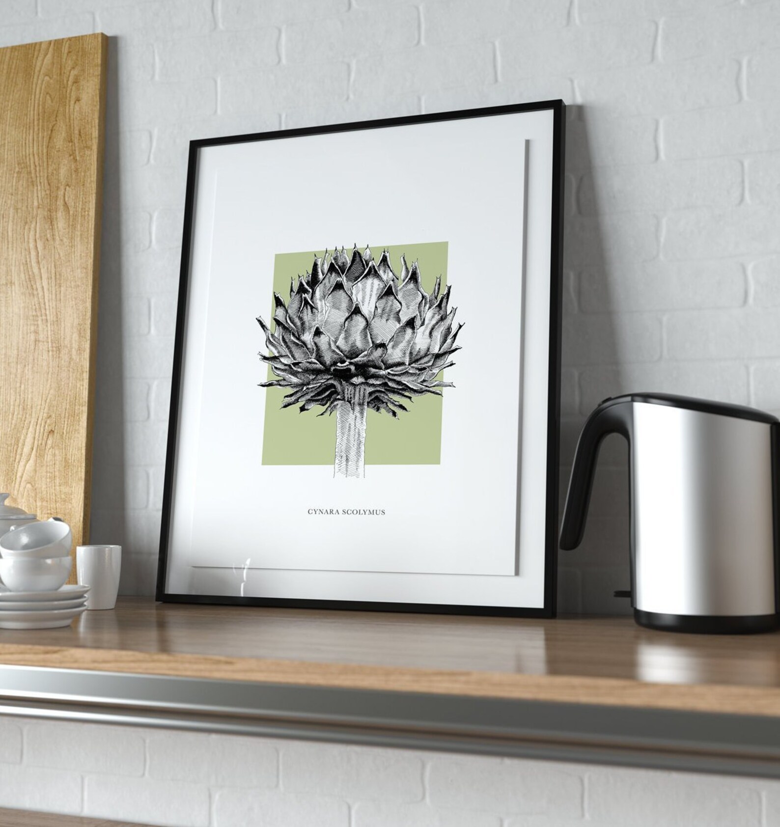 Artichoke print artichoke wall art artichoke decor kitchen Etsy