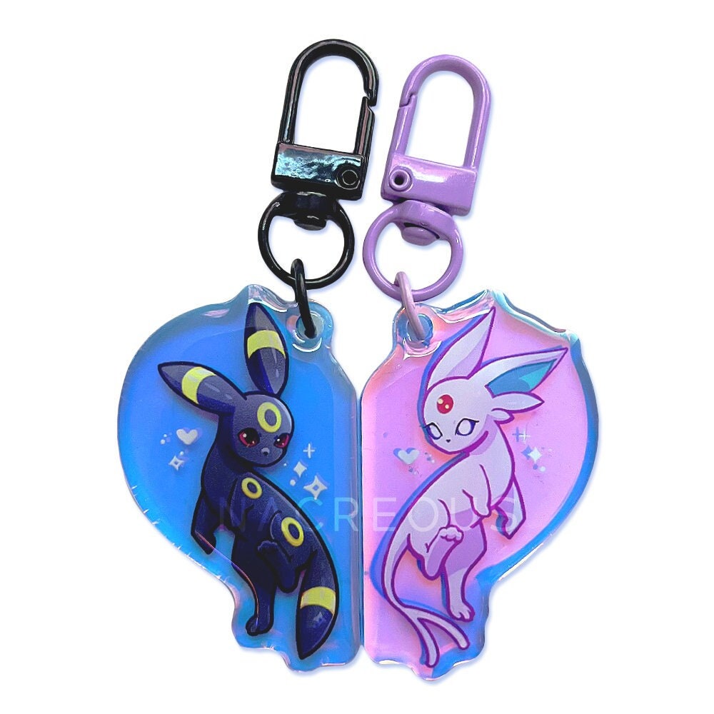 Friendship Charms Umbreon \u0026 Espeon - Etsy Israel, image size:1000x1000
