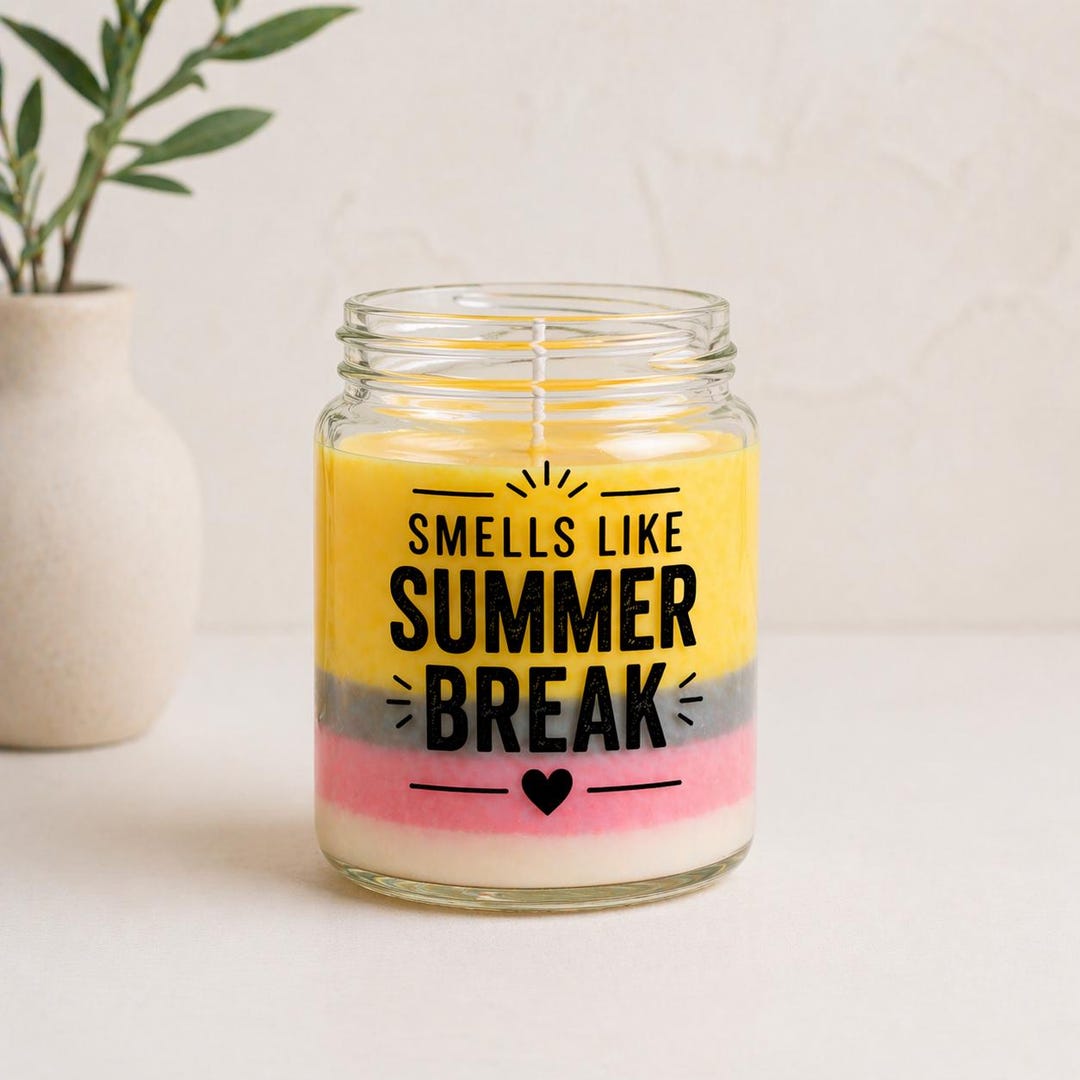 Funny Teacher Candle, Smells Like Summer Break, End of School Year ...