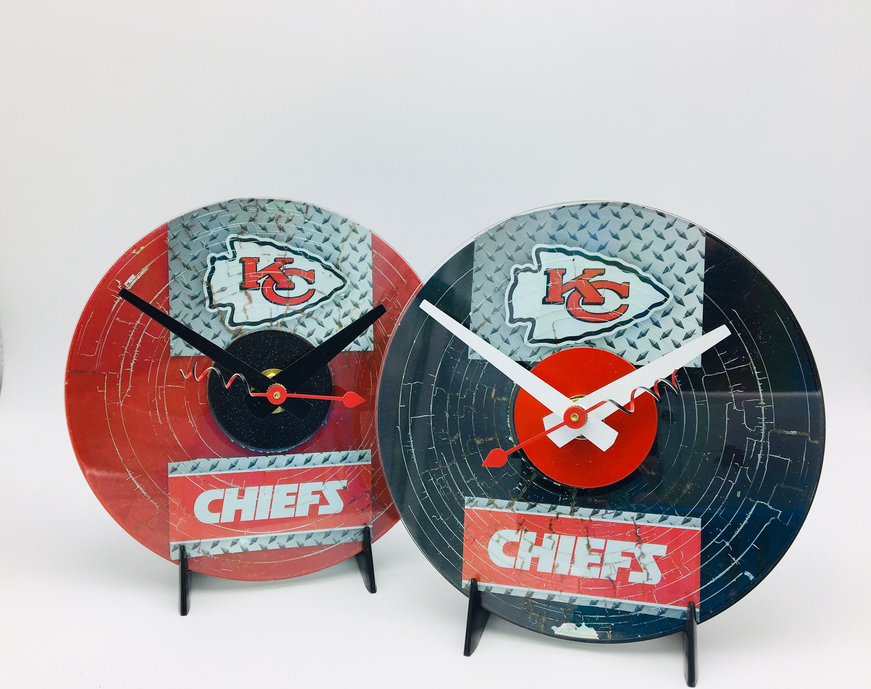 Kansas City Chiefs Wall Clock Etsy