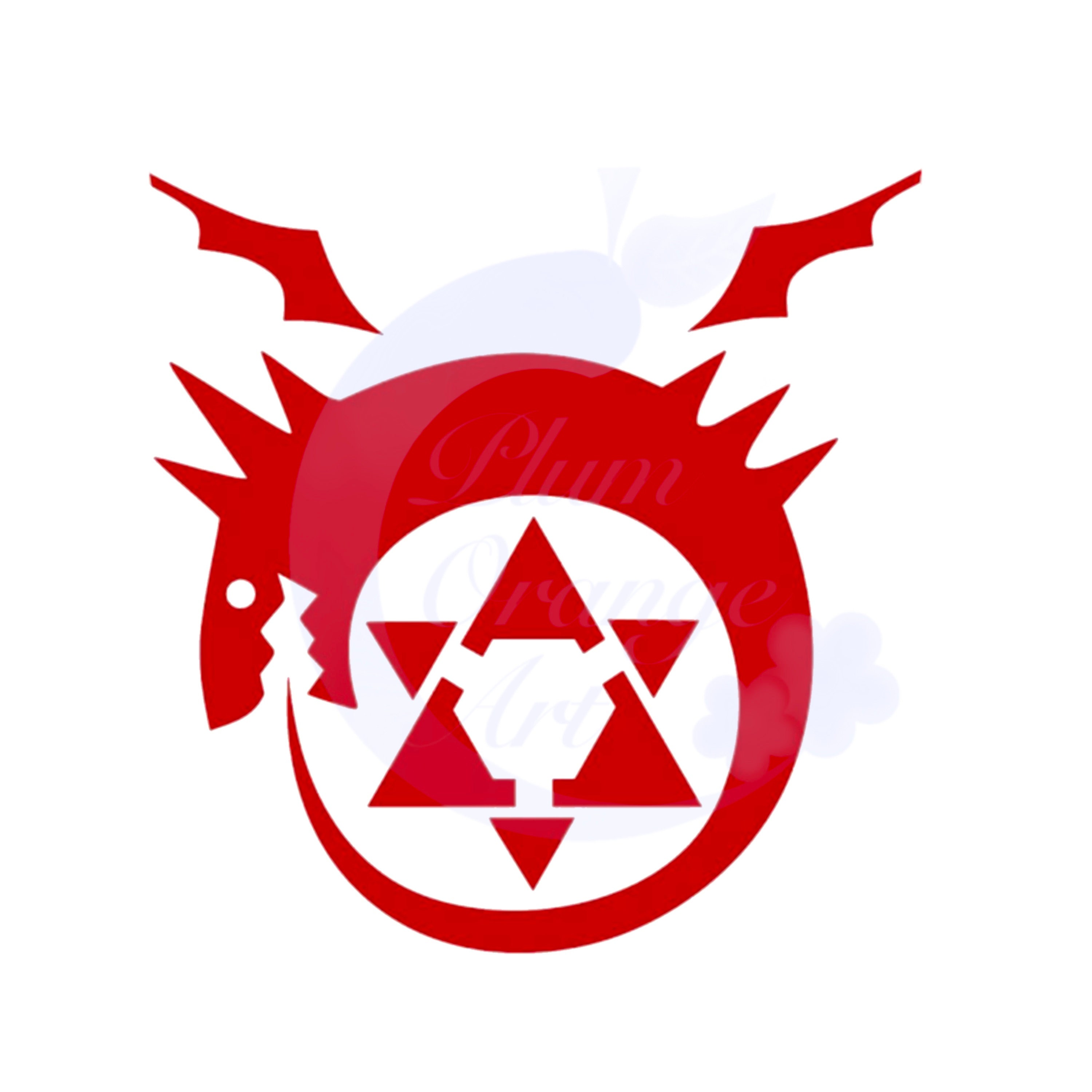 Lust chest FMA cosplay tattoo