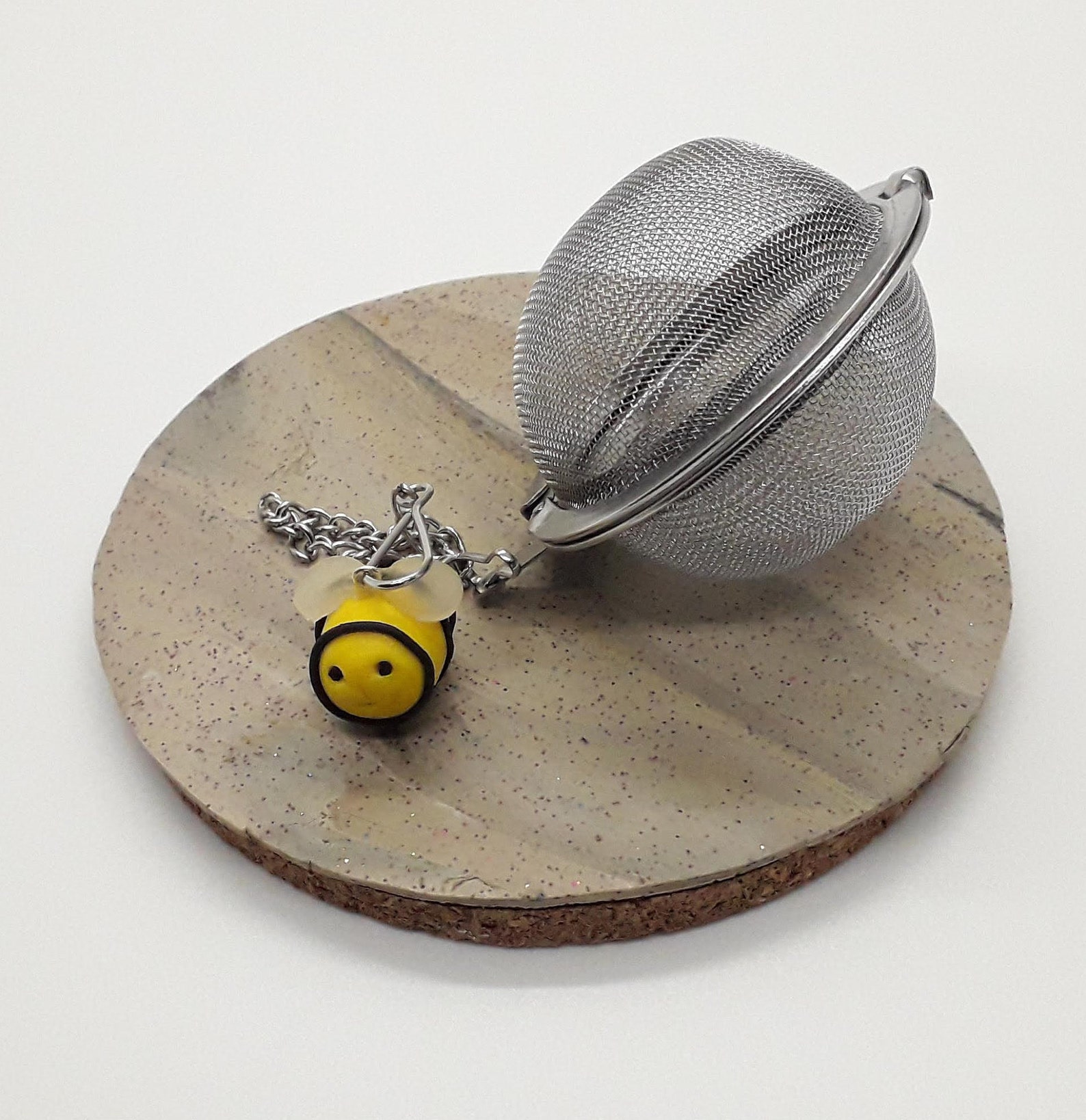 Bee Loose Leaf Tea Ball Bee Tea Infuser Handmade Bee Charm Etsy