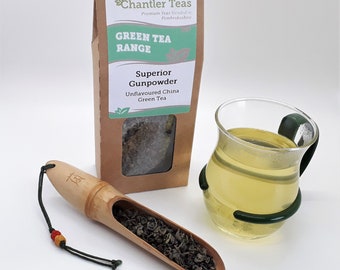 Gunpowder Green Tea: Chinese Loose Leaf Tea (80g Retail Box)