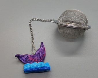 Mermaid tail tea ball infuser, novelty tea strainer