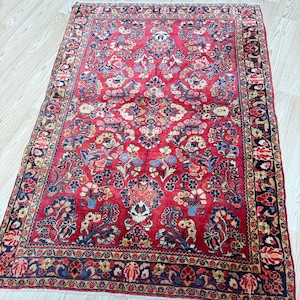 Antique Sarouk rug
