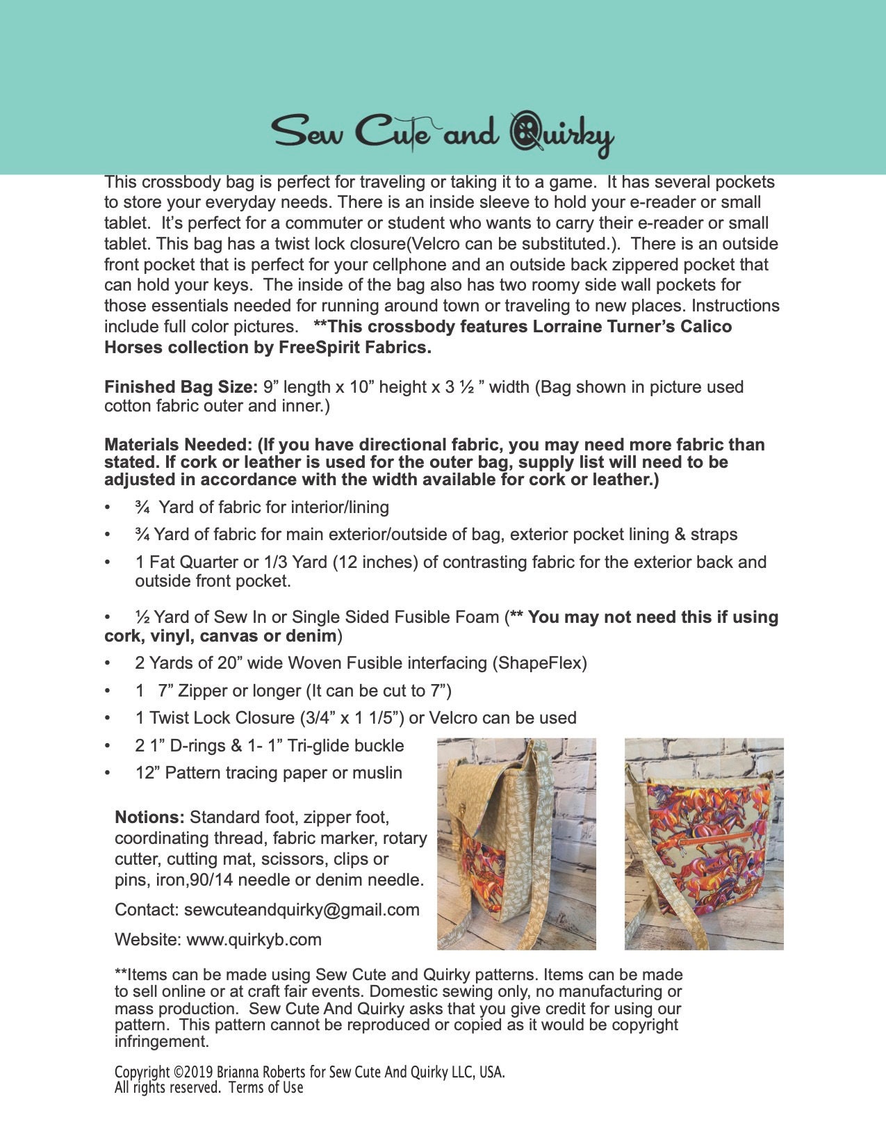 PDF Sewing Pattern Traveler Crossbody Bag , Travel Bag Sewing Pattern ...