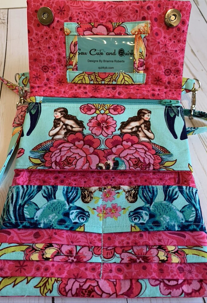 PDF Sewing Pattern Crossbody Wallet PDF Sewing Pattern the - Etsy