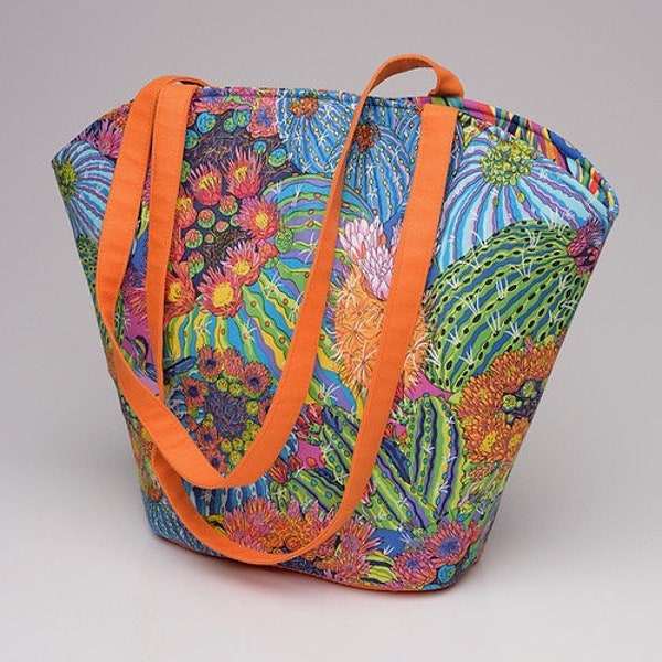 PDF Sewing Pattern - Walk About Tote - Digital Sewing Pattern, Market Bag, Carryall, beach bag, purse, tote, grocery bag, travel bag