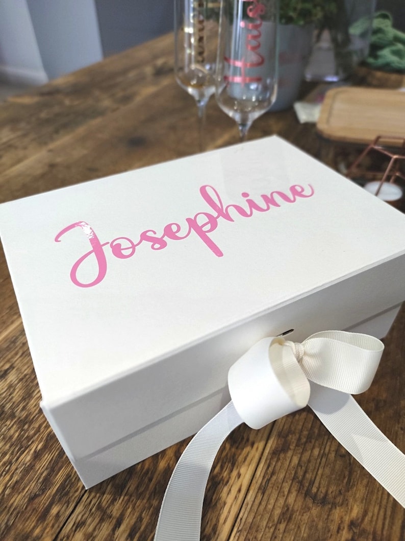 Personalised Gift Custom Vinyl Sticker Name Decal Date Etsy