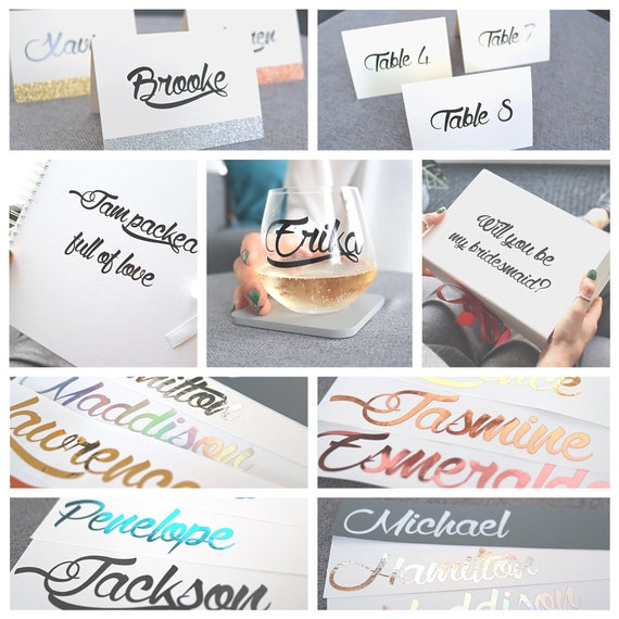 Adesivo Decalcomania Vinile Testo Personalizzato Auto Paraurti Lettere - Foto 3