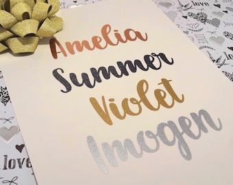 Glitternaamstickers: aangepaste vinylsticker, bruilofts- en feestbedankjes