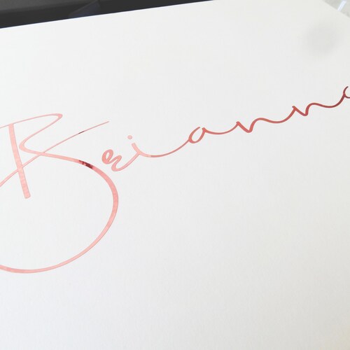 Calligraphy Vinyl Lettering Gift Box Stickers Personalised Etsy