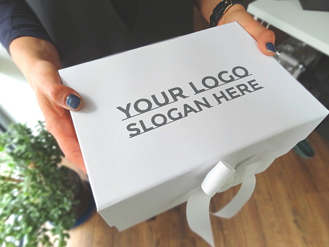Gift Box for Business, Logo Gift Box, Gift Box With Lid, Personalised