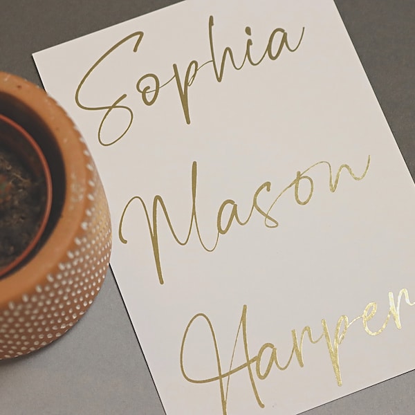 Vinyl Name Sticker Etsy