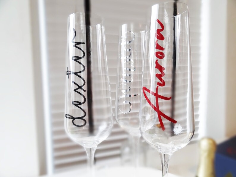 Personalised Water Bottle Name Decals Glass Stickers Custom Etsy UK