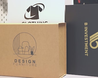 Caja de regalo con logotipo personalizado: Caja de presentación corporativa